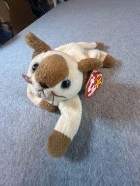 Ty Beanie Baby Snip the Siamese Cat Plush Toy